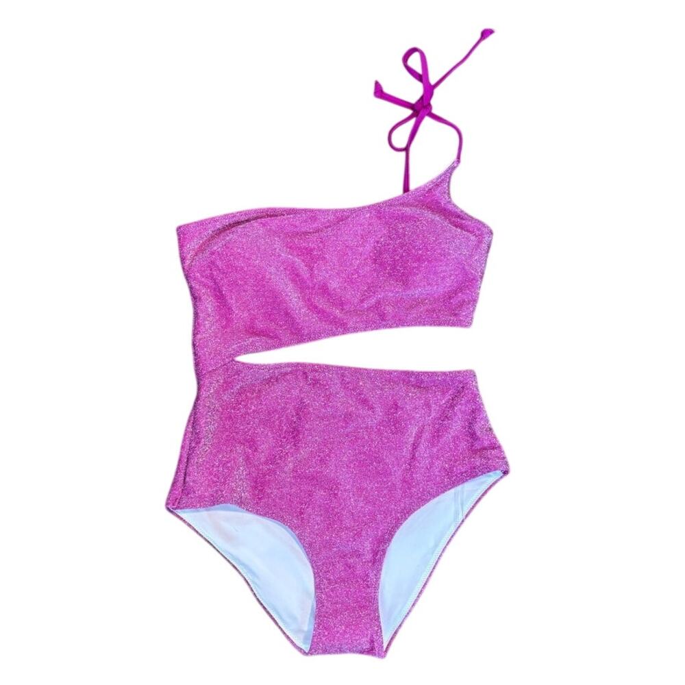 Victoria's Secret NWT Cutout One Piece Sparkly Swimsuit Swim Swimwear Beach